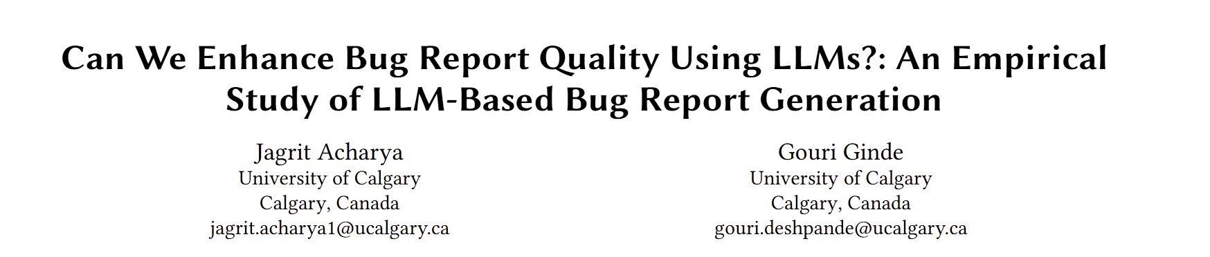 Can We Enhance Bug Report Quality Using LLMs
