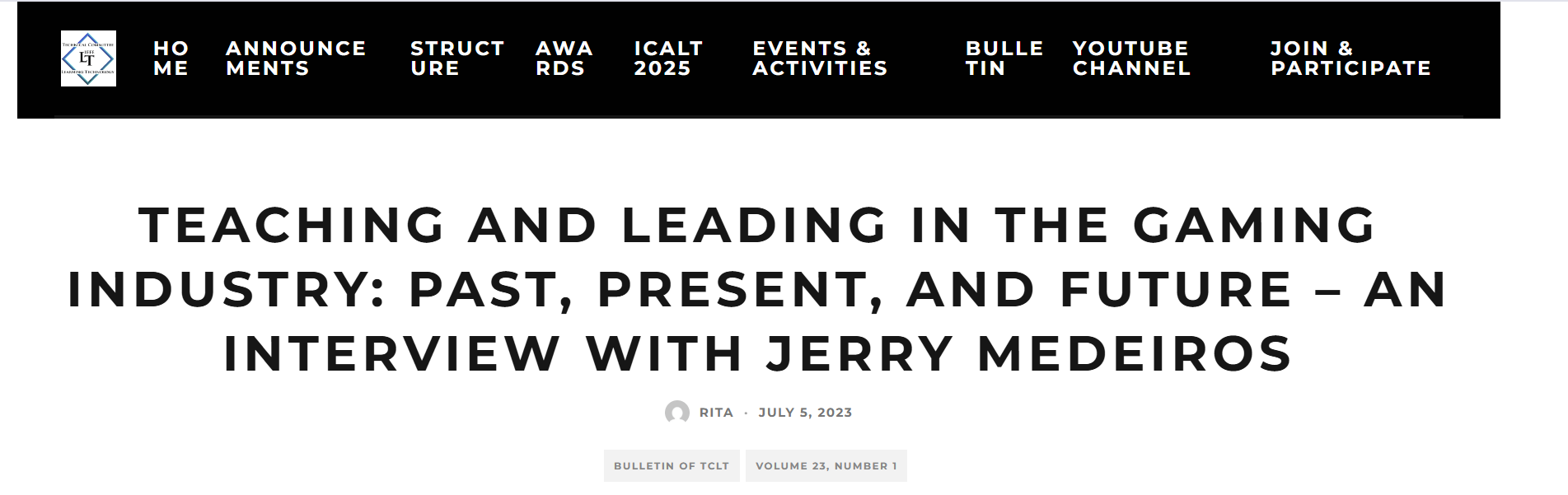 Teaching and Leading in the Gaming Industry